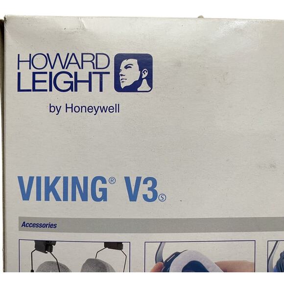 Howard Leight Viking V3 Noise Blocking Ear Muff Protectors Black - Picture 2 of 7